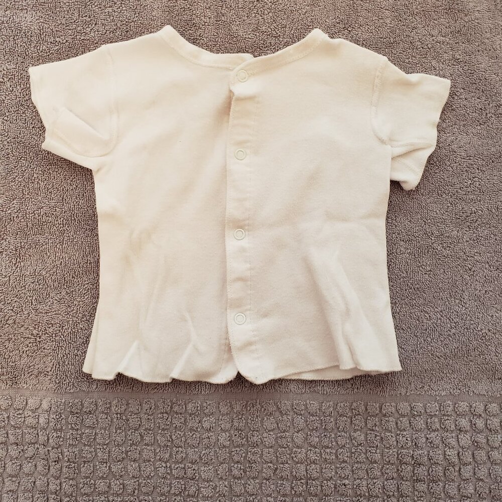 White Undershirt Bundle of Joy Baby Shirt (x2)